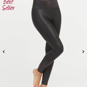 SPANX Faux Leather Leggings